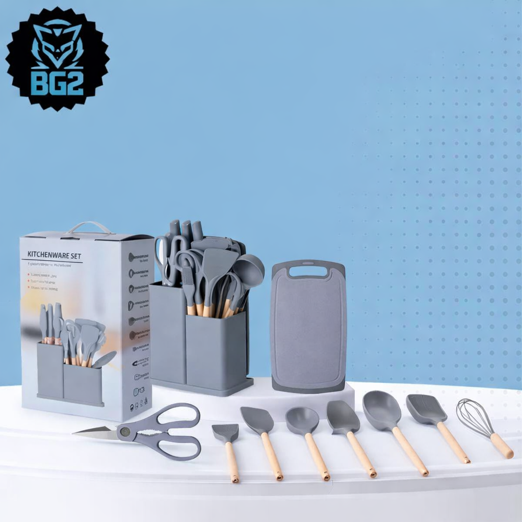 SET DE UTENCILIOS DE COCINA 19 PZS
